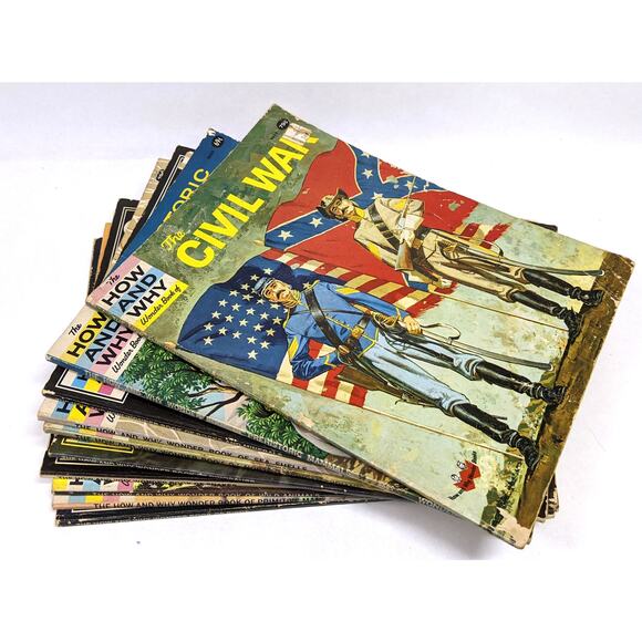 Book Lot 12 Vintage How and Why Wonder Children's Books Classroom Educational - Picture 5 of 6